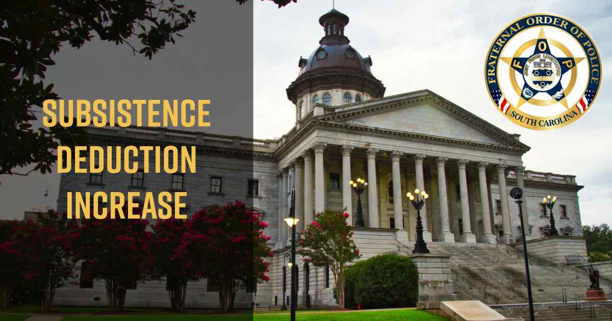 Subsistence Deduction Bill Has Hearing South Carolina