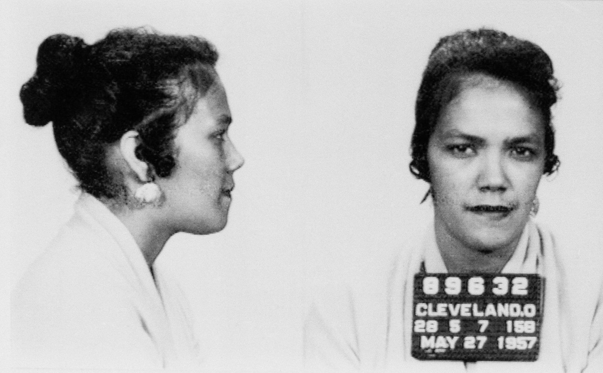 Arrest Photo of Dollree Mapp. Cleveland Police Department, May 27, 1957.